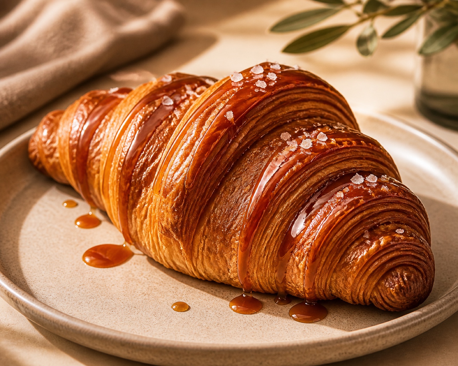 Salted Caramel Croissant