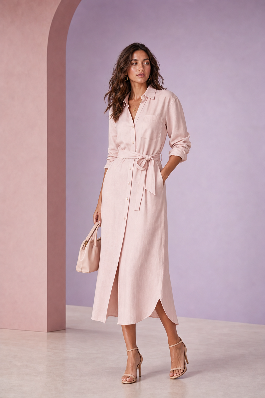 Shirt Dress Rosée